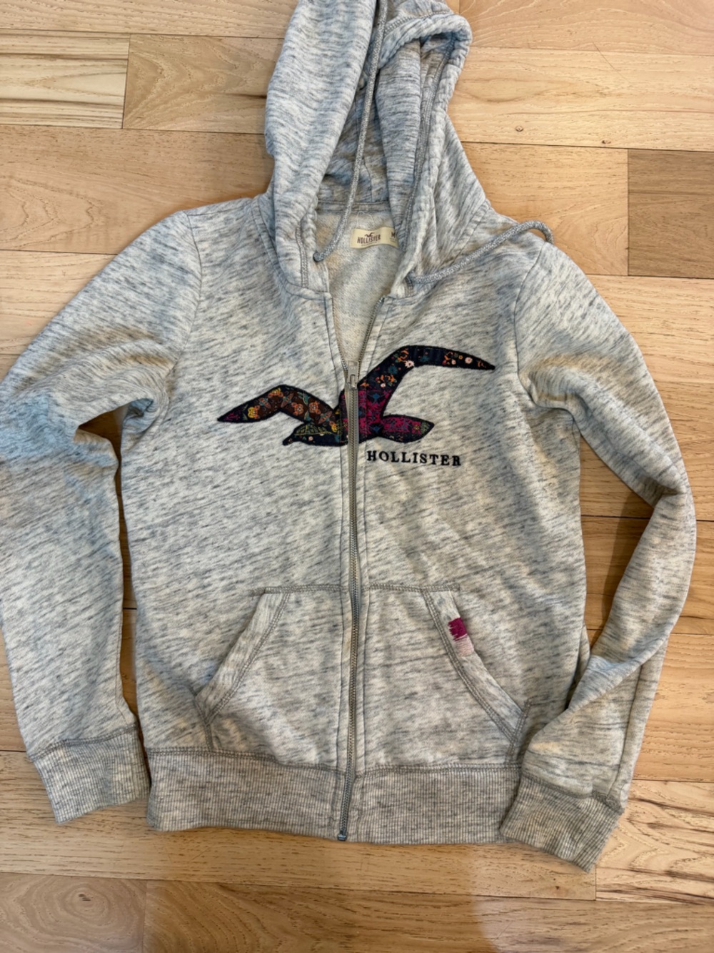 Y2K Hollister zip up hoodie size medium